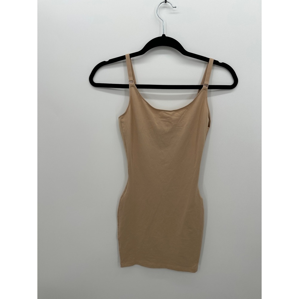 Spanx Thinstincts 2.0 Tank Dress Shapewear Slip Beige 2351 Womens Sz S